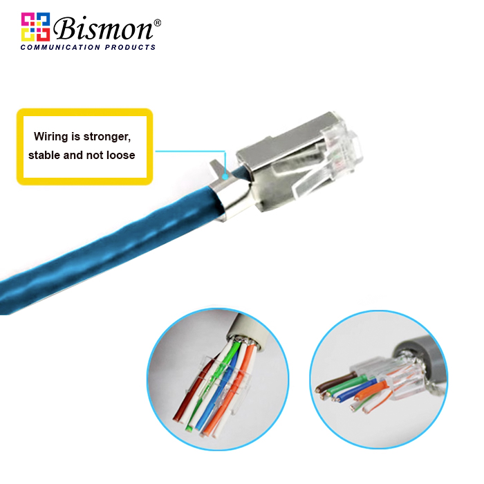 Cat7 Plug RJ45 Male FTP Shield high speed 10-100GB